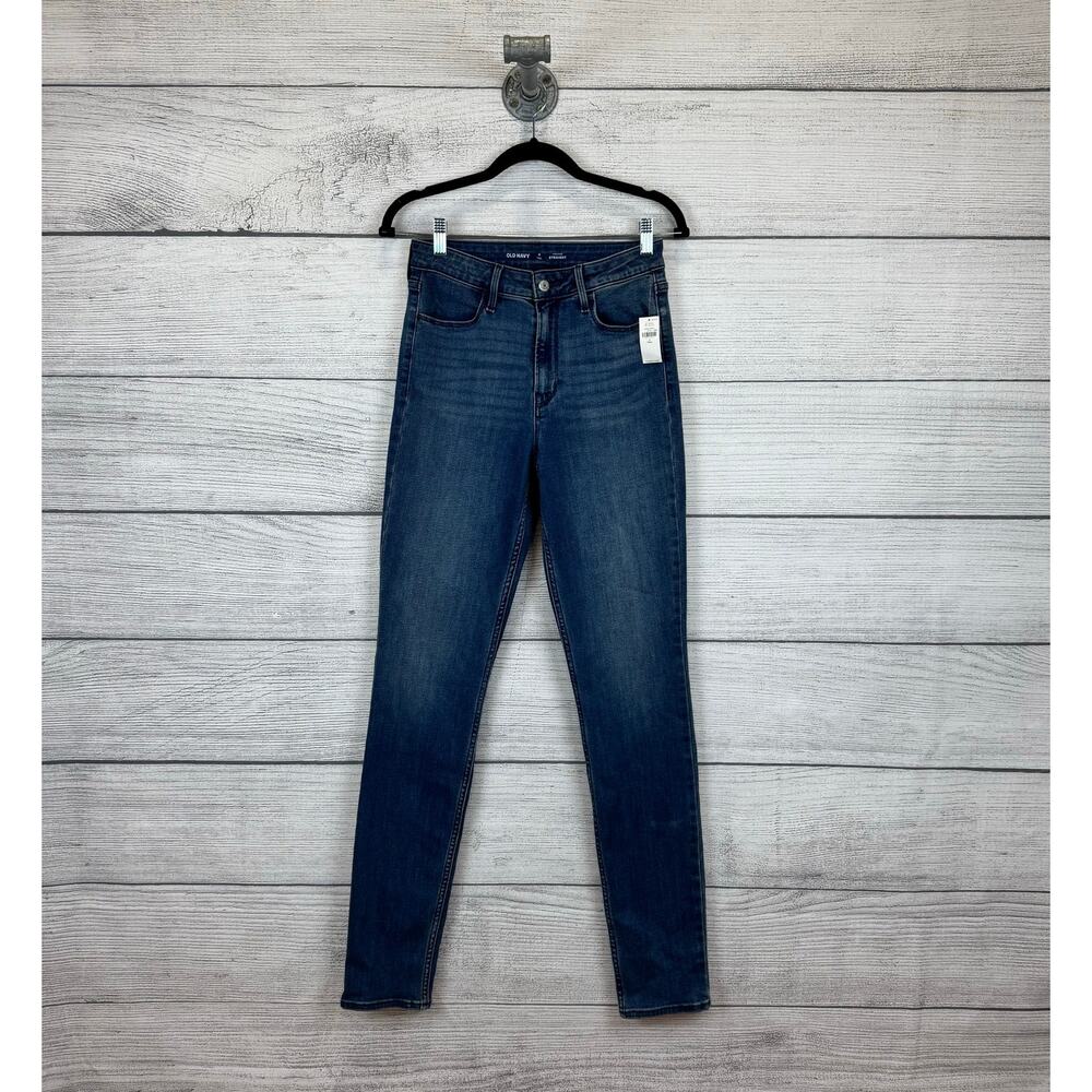 Old Navy Women's High Rise Straight Leg Non-Distressed Jeans Size 4 Tall